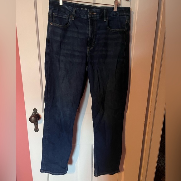 American Eagle Curvy Mom Jean Blue Denim Jeans - NWOT - Picture 5 of 6